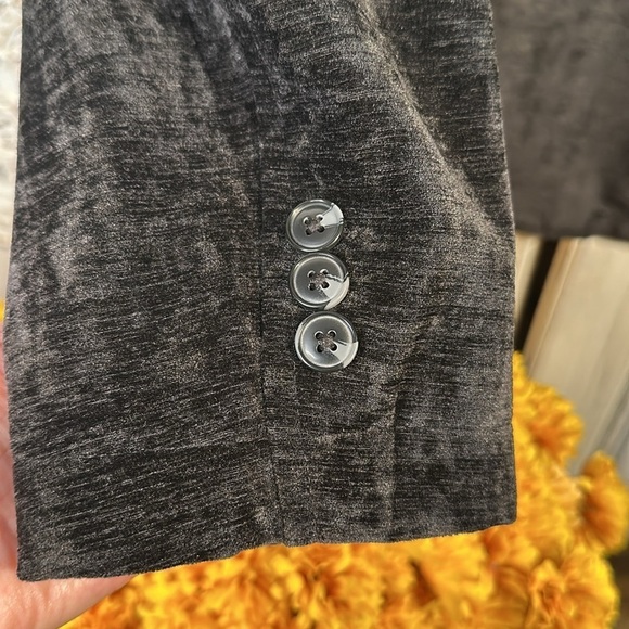 Men’s Crushed Black Velveteen Sports Jacket Size Large - Picture 5 of 10